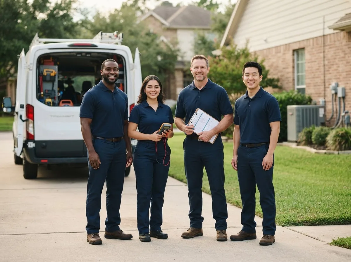 Certified HVAC technician near El Campo, TX
